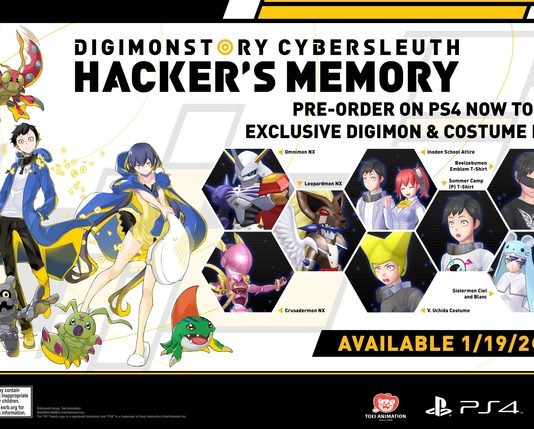 Digimon Story: Cyber Sleuth – Hacker’s Memory – Save the Digital World on 19th January 2018