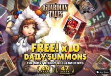 Guardian Tales – an Adventure RPG giveaway FREE x10 summons daily!