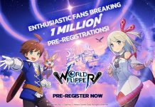 World Flipper, the masterpiece mobile Action RPG has broken 1 million global pre-registrations!