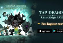 The Pre-Registration of the Enchanting Clicker RPG ‘Tap Dragon: Little Knight Luna’ starts now!