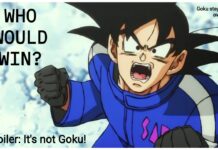 5 Controversial Anime Characters Who Could Beat Goku feature image for our 5 controversial anime characters that could beat goku showing goku looking upwards and yelling in rage