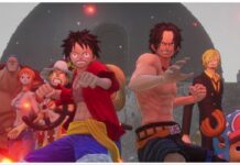 The One Piece Odyssey 25th Anniversary Deluxe Edition Is Landing Today on Switch feature image for our one piece odyssey deluxe edition news piece which shows 3D renders of monkey d luffy beside his brother, portgas d ace as they stand 3/4 back to back in a fighting stance