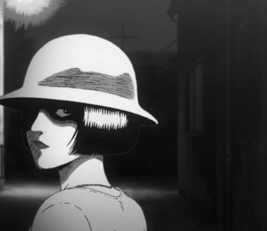 Uzumaki Anime Finally Gets A Premier Date Feature image for our news piece on the Uzumaki anime. It shows a female character with a black bob haircut, and a hat pulled down, catching half her face in shadow.