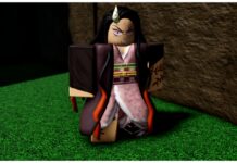 Weak Legacy 2 Demons Guide – How To Become A Demon and BDA Included! Feature image for our Weak Legacy 2 Demons Guide showing a nezuko boss npc stood against a brown wall with her fangs bearing as she pulls an angry face