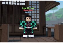 Weak Legacy 2 Sun Breathing Guide – The BEST Breathing Style! Feature image for our Weak Legacy 2 Sun Breathing guide showing the Tanjiro Boss Raid npc stood before a wooden building