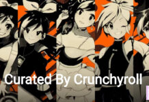 Curated By Crunchyroll Is The Spotify Collab That Creates Playlists Based On Beloved Anime Tropes Feature image for our Curated By Crunchyroll news piece. Image shows five anime characters with 'Curated By Crunchyroll' written in the middle.