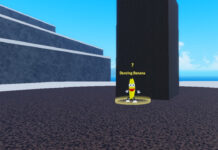 Meme Sea Race Awakening Orb Guide Feature image for our Meme Sea Race Awakening Orb Guide. Image shows the Dancing Banana NPC.