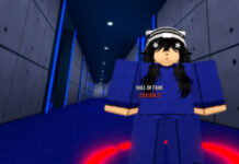 Roblox Locked Weapons Guide – All Weapons And Rarity Feature image for our Roblox Locked Weapons Guide. Image shows a character standing near football lockers.