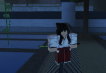 Type Soul Hogyoku Fragment Guide Feature image for our Type Soul Hogyoku Fragment Guide. Image shows a character standing on a wall with water in the back.