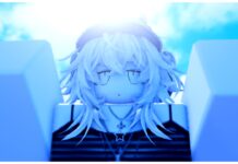 One Fruit Gear 5 Guide – Location and Obtainment! Feature image for our one fruit gear 5 guide which shows an up-close of my avatar who is pale white with her arms raising into the air in joy