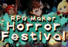The RPG Maker Horror Festival Is Looking For The Best Indie Talent Feature image for our news on the RPG Maker Horror Festival. It shows the text 'RPG Maker Horror Festival' over a green splatter, with several RPG Maker asst characters in the background.