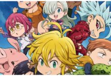 Seven Deadly Sins Idle Adventure Codes – October Rewards! Feature image for our SDS IA codes guide showing multiple characters from the franchise in a chibi style with a blue sky behind them