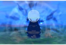 The Time Of Ninja Stats Guide – How To Max Every Stat! feature image for the time of ninja stats guide which shows a player with black twintails sat cross legged with blue and black foggy aura leaking off her body as she meditates
