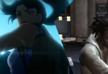 Zip Returns in Tomb Raider: The Legend of Lara Croft, Leading to Some Confusion A screenshot of the Tomb Raider: The Legend of Lara Croft series trailer as Lara drops down a cavern with her ponytail flying in the wind. The image on the right of the collage is a screenshot of the character Zip from Tomb Raider: Legend sitting at a desk in Croft Manor with a computer behind him that has post it notes across it.