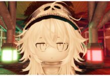 Anime Royale Trait Tier List Feature image for our anime royale traits tier list showing an up-close of my avatar who is pale white with white hair and a blue gem-studded cap. To her left isa green lantern and a red on the right side