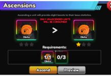 Anime Vanguards Ascension Guide – Is It Worth It? Feature image for our Anime Vanguards Ascension guide showing the ascension popup window with an obito unit inside and his listed requirements to complete the process