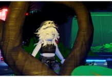 Anime Vanguards Codes – All Release Rewards! Feature image for our anime vanguard codes guide which shows my avatar stood between two winding trees with a confused expression on her face