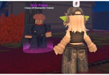 Jujutsu Piece Claws of Dismantle – Obtainment and Requirements Guide! Feature image for our Jujutsu Piece claws of dismantle guide showing the back of my avatar as she looks towards the yuji npc who teaches this style