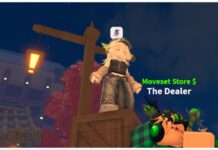 Jujutsu Piece Fruit Guide – All Fruit Powers and Obtainment! Feature image for our Jujutsu Piece Fruit guide which shows my avatar stood on some crates behind the dealer npc who is folding his arms and rocking from side to side during a dark black night