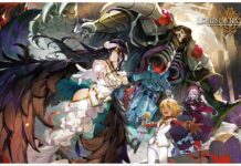 Lord of Nazarick Tier List – Release Rankings! Feature image for our lord of nazarick tier list showing numerous characters of varying designs specie and size looking towards the viewer