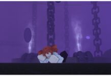 Roblox Sorcery Void Key – Obtainment and Unlocking Domains! Feature image for our Roblox sorcery void key guide showing a player with red hair lay on her stomach resting her head in her hands in the purple tunnel in front of the chains gate to the void area