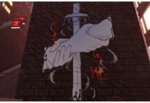 Type Soul Ghoulossus Guide Feature image for our type soul ghoulossus guide showing a graffiti wall in KT with two hands holding each other by the wrist and bound by a blade.