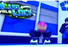 Blue Lock Rivals Style Tier List Feature image for our blue lock rivals style tier list showing two characters on the right side with one stood up and the other sitting with his arms on his knees and head drooped down. On the left in blue is the game title logo