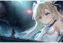 Haze Reverb Codes – All Global Release Rewards Feature image for our haze reverb codes guide showing a player overlooking a giant mech anime-styled girl who lookds down on him nervously with her hand placed to her upper chest