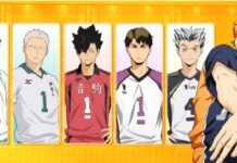 Haikyu Touch The Dream Tier List Feature image for our Haikyu Touch The Dream Tier List. Image shows five volleyball characters.