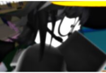 Spiked Weapons Tier List Feature image for our spiked weapons tier list showing a blurred avatar close up as they pass a ball with huge power