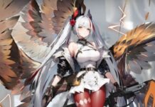 Scarlet Girls Tier List Feature image for our Scarlet Girls Tier List. Image shows a girl with long silver hair in a battle outfit.