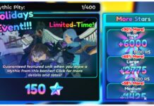Anime Adventures Winter Event Guide – Skins, Units, Boosts and More! Feature image for our anime adventures winter event guide showing the limited banner with the units featured on it