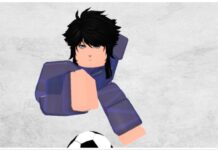 LockOver Playstyles Guide feature image for our lockover playstyle guide showing a player running with a ball in front of them towards the camera against a white grainy paper-like texture background