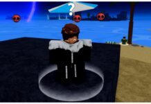 How To Get Aizen TYBW In Verse Piece – The BEST Spec! Feature image for our how to get aizen in tybw in verse piece guide showing the aizen v2 npc standing on a cliff edge at night time