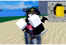 How To Get The Light-Dark Fruit In Verse Piece – With Moveset Showcase! Feature image for our hoe to get the light dark in verse piece showing a player with raised fists and the light dark fruit in the top corner of the image