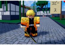 Verse Piece Accessories Tier List – All Wearables Ranked! Feature image for our verse piece accessories tier list showing the zenitsu boss with a fierce expression stood on a cobbled path during the day