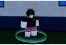 Verse Piece Dungeons Guide – All Dungeon Types and Important NPCs! Feature image for our verse piece dungeons guide showing an npc in heart boxers with a rose in his mouth and a mcdonalds cap facing the viewer against a white building