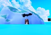 Arise Crossover New Islands Guide – Nen City Feature image for our Arise Crossover New Islands guide. Image shows a character swimming in the sea with a mountain behind her.