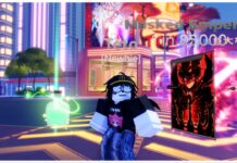 Anime Card Clash Potions Guide – Complete Potion List With Obtainment and Buffs! Feature image for our anime card clash potions guide showing a player looking to the side with a potion bottle beside them on the street