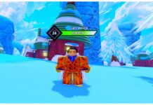 Arise Crossover Brum Island – Shadows, Weapons, Dungeon, and More! Feature image for our arise crossover brum island guide showing the light admiral npc standing facing the viewer on a snowy mound