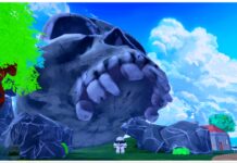 Arise Crossover Lucky Kingdom – Black Clover Update Guide! Feature image for our arise crossover lucky kingdom guide showing a part of the island with a large open mouthed skull protruding from the ground