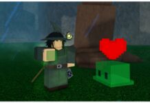 Rune Slayer Pet Tier List Feature image for our rune slayer pet tier list showing a player holding a slime chunk to a slime which has a red heart above his head