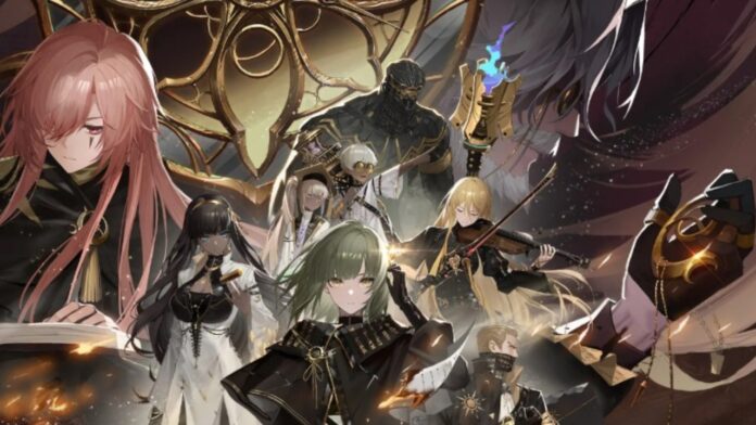 Feature image for our Black Beacon Weapon Tier List. Image shows multiple characters from Black Beacon holding weapons.