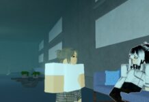 Ghoul RE Arima Guide – How To Obtain Arima Feature image for our Ghoul RE Arima guide. Image shows a character talking to an NPC who is sitting on the sofa.