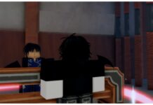 Anime Last Stand Godly Units Tier List Feature image for our anime last stand godly units tier list showing a players back as they stand in front of a roy mustang npc