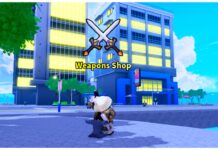 Arise Crossover Charged Blade Guide Feature image for our arise crossover charged blade guide showing the weapons merchant at XZ City who sells the charged blade