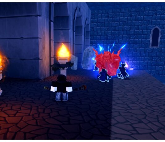 Arise Crossover Double Dungeons – Obtaining Monarch! Feature image for our arise crossover double dungeons guide showing a player in a dungeon defeating enemies