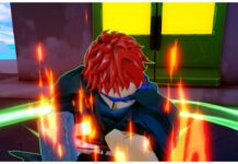 Arise Crossover Enchantments Guide Feature image for our arise crossover enchantments guide showing the enchanter npc hammering a sword into an anvil