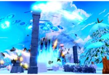 Arise Crossover Laruda Dagger – Obtainment and DMG Feature image for our arise crossover laruda dagger showing the winter event raid island