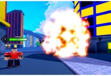 Arise Crossover Relic Tier List- Ranked with Reasons! Feature image for our arise crossover relic tier list showing the main infernal castle dungeon portal at leveling city with a mob next to it during day time